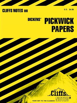 cover image of CliffsNotes on Dicken's Pickwick Papers